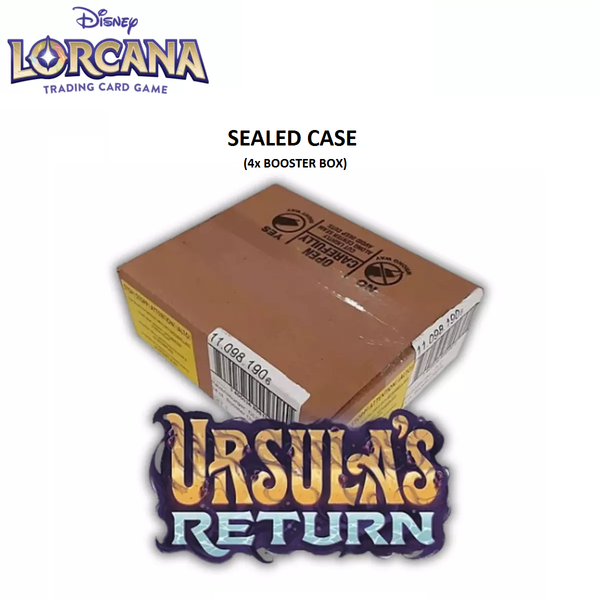 [PRE-ORDER] Disney Lorcana TCG: Ursula's Return 4x Booster Display (SEALED CASE)
