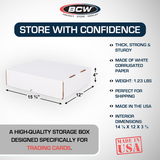 BCW Card Storage Box with Full Lid 3200