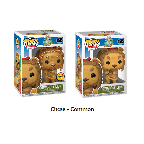 Funko Pop! THE WIZARD OF OZ 85th ANNIVERSARY: Cowardly Lion #1515 [CHASE + Common]