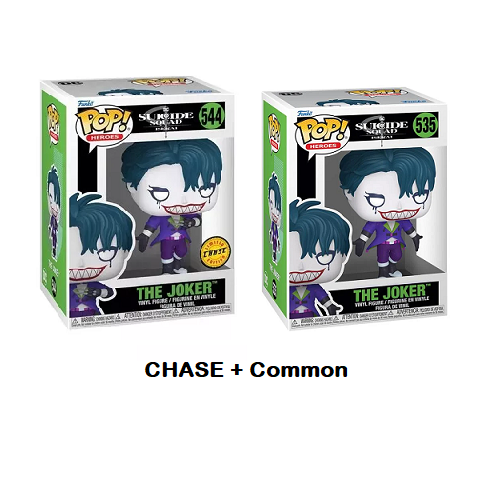 Funko Pop! SUICIDE SQUAD ISEKAI: The Joker #544 CHASE + Common