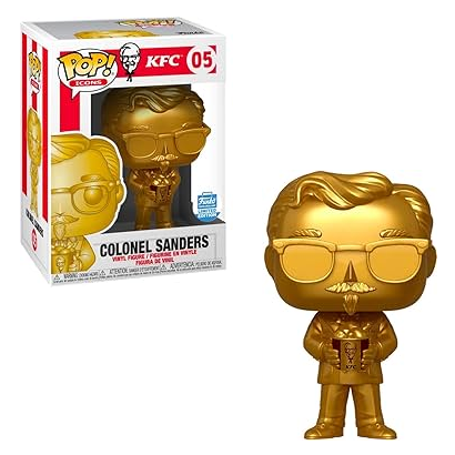 Funko Pop! AD KFC: Colonel Sanders [Gold] #05 [Funko Shop]