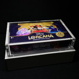 Premium Crystal Clear Acrylic Display Case with Magnetic Lid for Disney Lorcana Booster Box