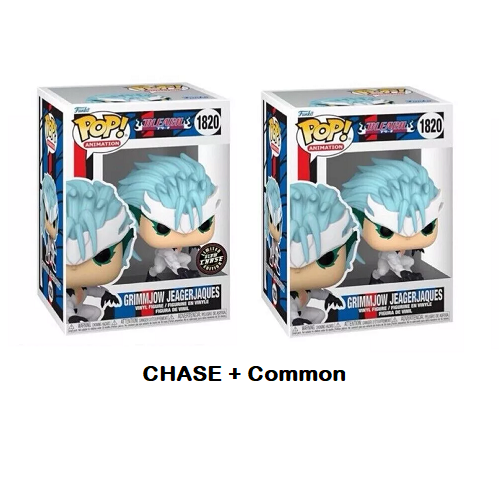 Funko Pop! BLEACH: Grimmjow Jeagerjaques #1820 CHASE + Common