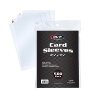 BCW Card Sleeves 500 Pack