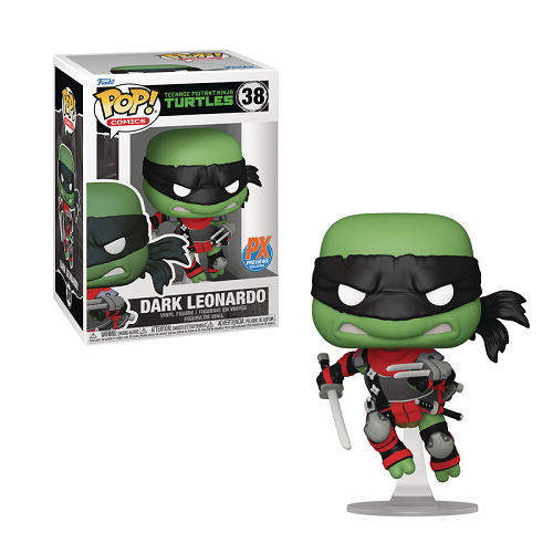 Funko Pop! TEENAGE MUTANT NINJA TURTLES: Dark Leonardo #38 [PX]