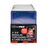 Ultra PRO 3" X 4" Regular Toploaders and Card Sleeves [100 count retail pack]