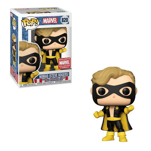 Funko Pop! MARVEL: Nomad Steve Rogers #820 [Marvel Collector Corps]