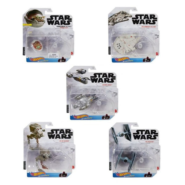 Hot Wheels Star Wars Starship 2021 Die-Cast Metal Vehicles 956H [set of 5]